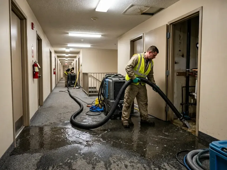 multi-unit-apartment-hallway-f-005 — frequently asked questions, Emergency Burst Pipe Water Extraction & Removal in Port Had…